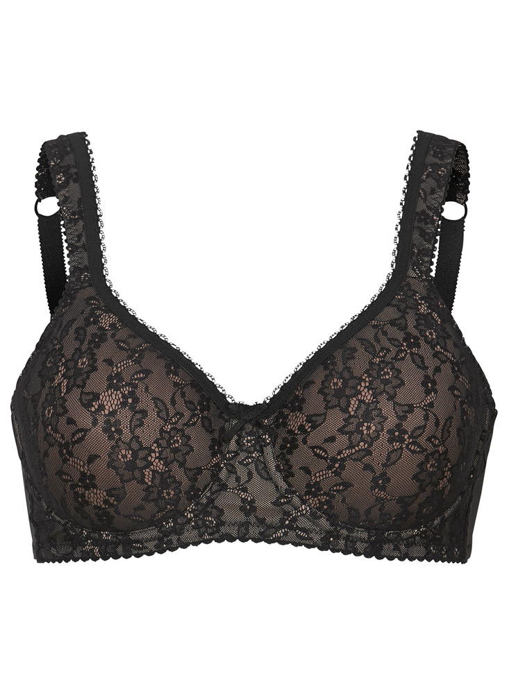 Flower Shape Wire Bra Padded Cups