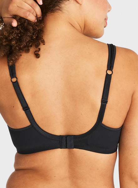 Agnes Shape wire bra padded cups, Black