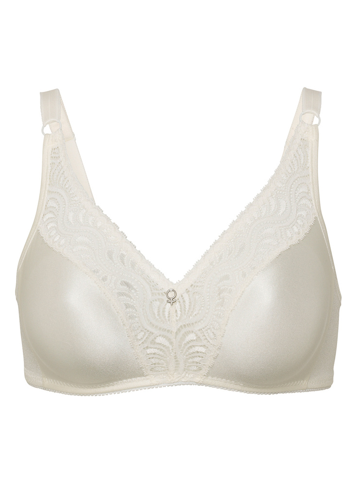 Glitter soft bra moulded, vanilla