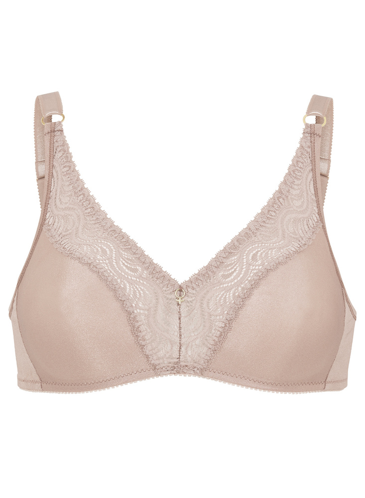 Glitter soft bra moulded, powder